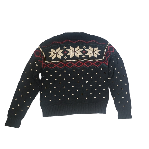 Vintage Polo by Ralph Lauren Hand-Knit Fair Isle Silk Linen Cotton Sweater - Picture 2 of 10